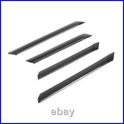 Real Carbon Fiber Interior Door Panel Trim Cover Set For BMW 5 Series G60 2024+