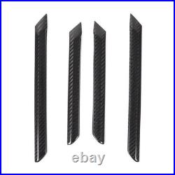 Real Carbon Fiber Interior Door Panel Trim Cover Set For BMW 5 Series G60 2024+