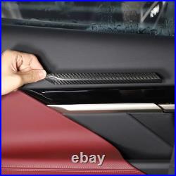Real Carbon Fiber Interior Door Panel Trim Cover Set For BMW 5 Series G60 2024+