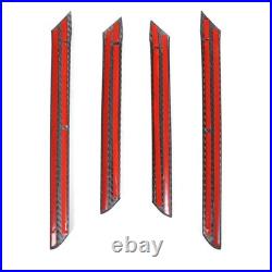 Real Carbon Fiber Interior Door Panel Trim Cover Set For BMW 5 Series G60 2024+