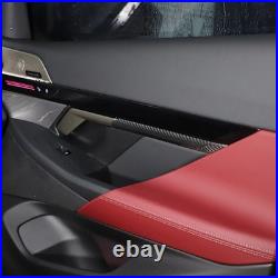 Real Carbon Fiber Interior Door Panel Trim Cover Set For BMW 5 Series G60 2024+