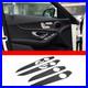 Real Carbon Fiber Interior Door Panel Trim For Benz C GLC Class W205 2014-2020