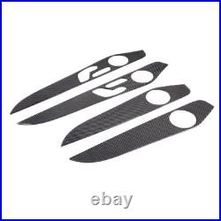 Real Carbon Fiber Interior Door Panel Trim For Benz C GLC Class W205 2014-2020