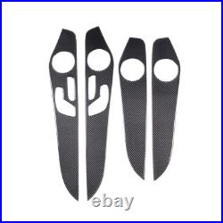 Real Carbon Fiber Interior Door Panel Trim For Benz C GLC Class W205 2014-2020
