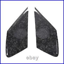 Real Carbon Fiber Interior Door Speaker Cover For Corvette C8 Z51 Z06 1LT 20-23