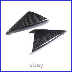 Real Carbon Fiber Interior Door Triangle Speaker Cover For Toyot@ Supr@ 2019-22