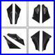Real Carbon Fiber Interior Front Door Panel Stickers Trim Cover for 5