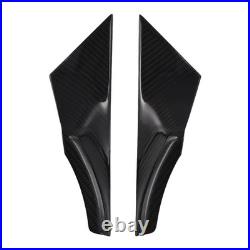 Real Carbon Fiber Interior Front Door Panel Stickers Trim Cover for 5