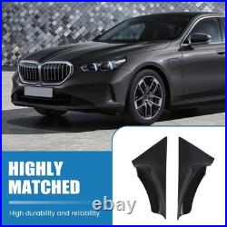 Real Carbon Fiber Interior Front Door Panel Stickers Trim Cover for 5