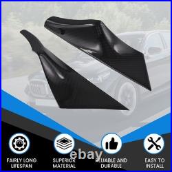 Real Carbon Fiber Interior Front Door Panel Stickers Trim Cover for 5