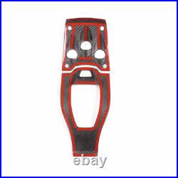 Real Carbon Fiber Interior Gear Shift Box Panel Cover Trim For Ferrari 458 11-16