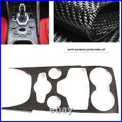 Real Carbon Fiber Interior Gear Shift Console Cover For Alfa Romeo 2020+ NEW