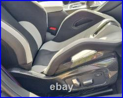 Real Carbon Fiber Interior Seat Button Side Panel Trim For BMW G80 G82 G83 M3 M4 Real Carbon Fiber Interior Seat Button Side Panel Trim For BMW G80 G82 G83 M3 M4