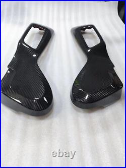 Real Carbon Fiber Interior Seat Button Side Panel Trim For BMW G80 G82 G83 M3 M4 Real Carbon Fiber Interior Seat Button Side Panel Trim For BMW G80 G82 G83 M3 M4