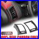 Real Carbon Fiber Interior Side Air Vent Outlet Cover For Jaguar F-Type 2013-25