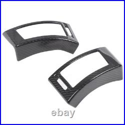 Real Carbon Fiber Interior Side Air Vent Outlet Cover For Jaguar F-Type 2013-25