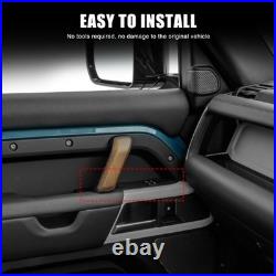 Real Carbon Fiber Interior Window Lift Switch Trim For LR Defender 110 2020-2023