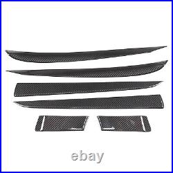 Real Carbon Fiber Interior door panel Trim Strip Cover For Tesla Model S 23-24