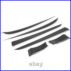 Real Carbon Fiber Interior door panel Trim Strip Cover For Tesla Model S 23-24