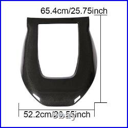 Real Carbon Fiber Seat Back Cover Interior Trim 1Pc For Tesla Model 3 Y 16-2022