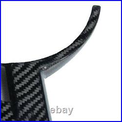 Real Carbon Fiber Steering Wheel Cover Trim For Toyota GT86 Scion FRS Subaru BRZ