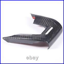 Real Carbon Fiber Steering Wheel Logo Cover Trim Set For Lamborghini Urus 18-23