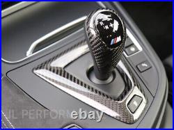 Real Carbon Fibre Gear Surround Selector Handbrake For BMW M2 M3 M4 F80 F82 F87