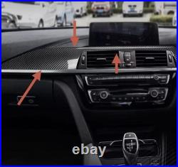 Real Carbon Fibre Interior Dash Cover Trim For Bmw F32 F33 F36 4 Series Rhd