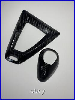 Real Carbon Fibre Interior kit Handbrake Wheel Trim For BMW M2 M3 M4 F80 F82 F87