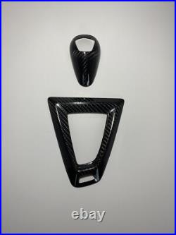 Real Carbon Fibre Interior kit Handbrake Wheel Trim For BMW M2 M3 M4 F80 F82 F87