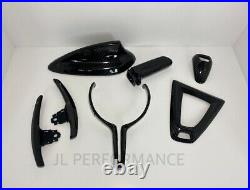 Real Carbon Fibre Interior kit Trims? Cover Paddles For BMW M2 M3 M4 F80 F82 F87