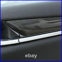 Real Carbon For Maserati Ghibli 2014-2019 Car Interior Door Panel Strip Lip Trim