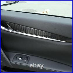 Real Carbon For Maserati Ghibli 2014-2019 Car Interior Door Panel Strip Lip Trim