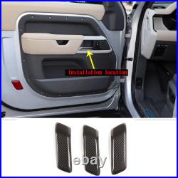 Real Dry Carbon Fiber Full Interior Trim Set For LR Defender 110 L663 20-23