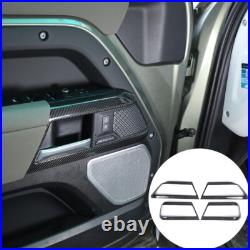 Real Dry Carbon Fiber Full Interior Trim Set For LR Defender 110 L663 20-23