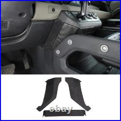 Real Dry Carbon Fiber Full Interior Trim Set For LR Defender 110 L663 20-23