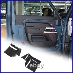 Real Dry Carbon Fiber Full Interior Trim Set For LR Defender 90 110 L663 20-23