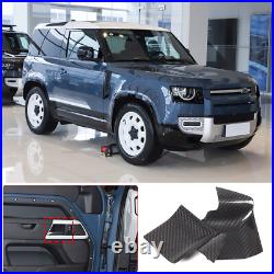 Real Dry Carbon Fiber Full Interior Trim Set For LR Defender 90 110 L663 20-23