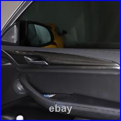 Real Dry Carbon Fiber Interior Door Panel Trim For BMW X3 G01 X4 G02 2018-2021 Real Dry Carbon Fiber Interior Door Panel Trim For BMW X3 G01 X4 G02 2018-2021