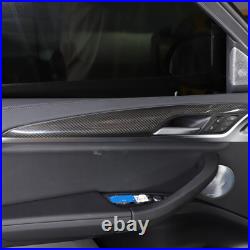 Real Dry Carbon Fiber Interior Door Panel Trim For BMW X3 G01 X4 G02 2018-2021 Real Dry Carbon Fiber Interior Door Panel Trim For BMW X3 G01 X4 G02 2018-2021