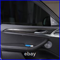 Real Dry Carbon Fiber Interior Door Panel Trim For BMW X3 G01 X4 G02 2018-2021 Real Dry Carbon Fiber Interior Door Panel Trim For BMW X3 G01 X4 G02 2018-2021