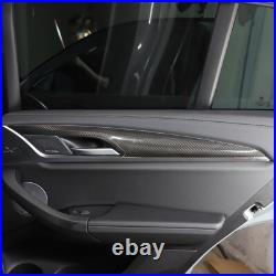 Real Dry Carbon Fiber Interior Door Panel Trim For BMW X3 G01 X4 G02 2018-2021 Real Dry Carbon Fiber Interior Door Panel Trim For BMW X3 G01 X4 G02 2018-2021