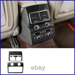 Real Soft Carbon Fiber Car Full Interior Kit Sticker Cover For Audi Q7 2008-2015