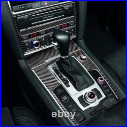 Red Bar Carbon Fiber Interior Accessories Whole Kit Cover For Audi Q7 2008-2015