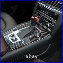 Red Bar Carbon Fiber Interior Accessories Whole Kit Cover For Audi Q7 2008-2015