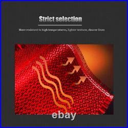 Red Carbon Fiber Car Interior Full Kit Trim For Audi Q5 2021-2024