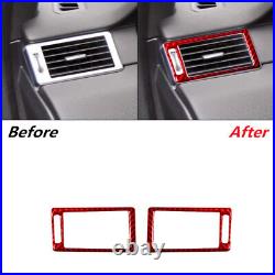 Red Carbon Fiber Full Interior Cover Trim For Land Rover Discovery Sport RHD