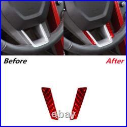 Red Carbon Fiber Full Interior Cover Trim For Land Rover Discovery Sport RHD