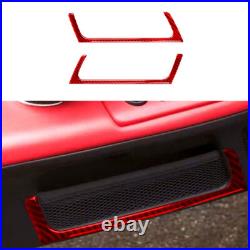 Red Carbon Fiber Full Interior Sticker Kit Set Trim For Honda S2000 2004-2009