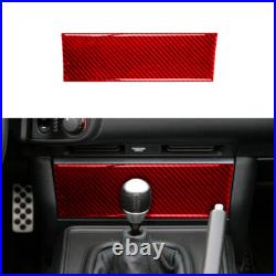 Red Carbon Fiber Full Interior Sticker Kit Set Trim For Honda S2000 2004-2009